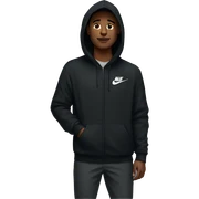 Black Nike hoodie  sticker