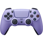 Entire PlayStation 5 wireless controller in the color lavender purple sticker