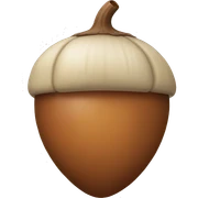 Acorn sticker