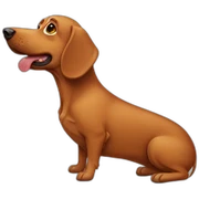 perro salchicha sticker