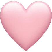 Pastel pink heart sticker