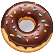 Donuts sucrée au sucre sticker