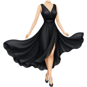 Black dress  sticker