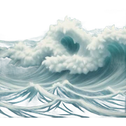 Waves sticker