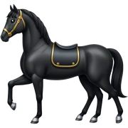 Hors is bladk sticker