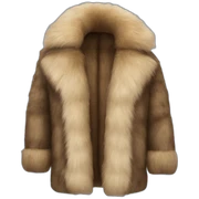 Fur coat sticker