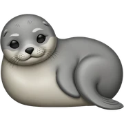 Sleepy seal sticker