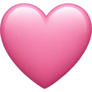 Pink heart  sticker