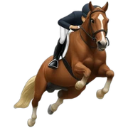 Horse jumping  sticker