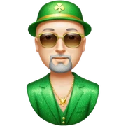 Sparkling Leprechaun sticker