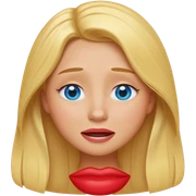 A woman with long blonde hair, blue eyes, and full lips, with a tanned complexion, depicted as a cute 3D emoji, round shape, yellow skin, simple smile, Pixar style, trending on artstation, white backgroun

Crying  sticker