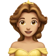 Princess belle sticker