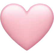 pastel pink heart sticker