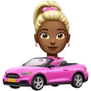 Barbie car sticker