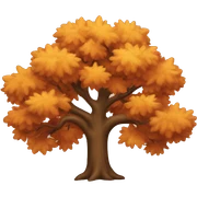 Autumn tree sticker