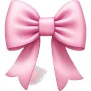 Light pink bow  sticker