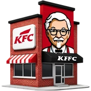 KFC’s building  sticker