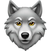 Cold wolf sticker