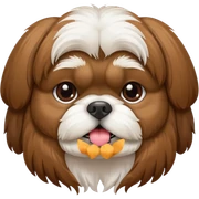 Cute shih Tzu dog sticker