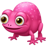 A pink newt at a disco  sticker