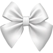 white bow sticker
