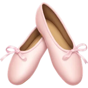 Pale pink ballet shoes sticker