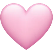 pink pastel heart sticker