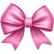 Pink bow  sticker