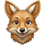 Happy Coyote sticker