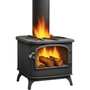 Wood stove sticker