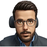 realistic portrait of bearded male sticker