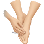 Foot massage  sticker