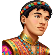 Folkloric Dancer sticker