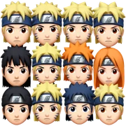 all eyes in Naruto anime sticker