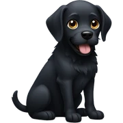 dark dog sticker