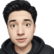 black haired boy indoors sticker