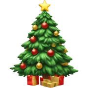 Aesthetic Christmas tree sticker
