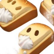 Ice cream bread (ice cream inside the bread)  sticker