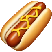 Hotdog sticker