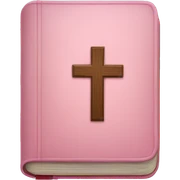 light pink bible sticker