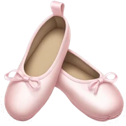Pale pink ballet shoes sticker