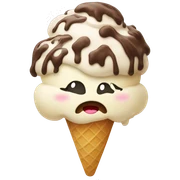 Ice cream sticker