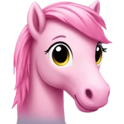 Little pink pony sticker