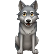 Wolf sticker