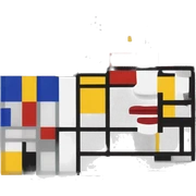De Stijl sticker