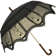 vintage lace umbrella sticker