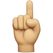 point finger sticker