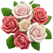 Rose bouquet sticker