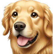 Golden retriever sticker