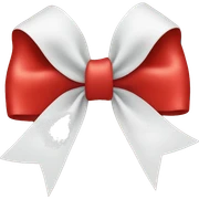 red bow sticker